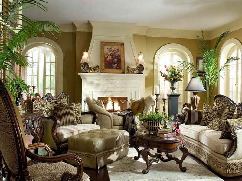 Attractive Living Room With Antique Furniture #1899 | Furniture Ideas