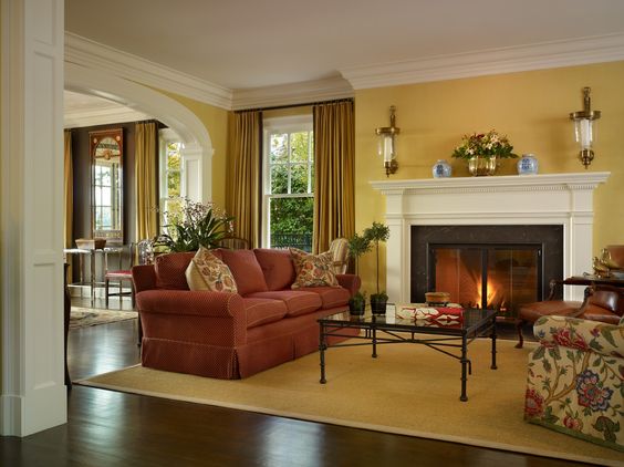 warmer tones in living room - Graham's and Son