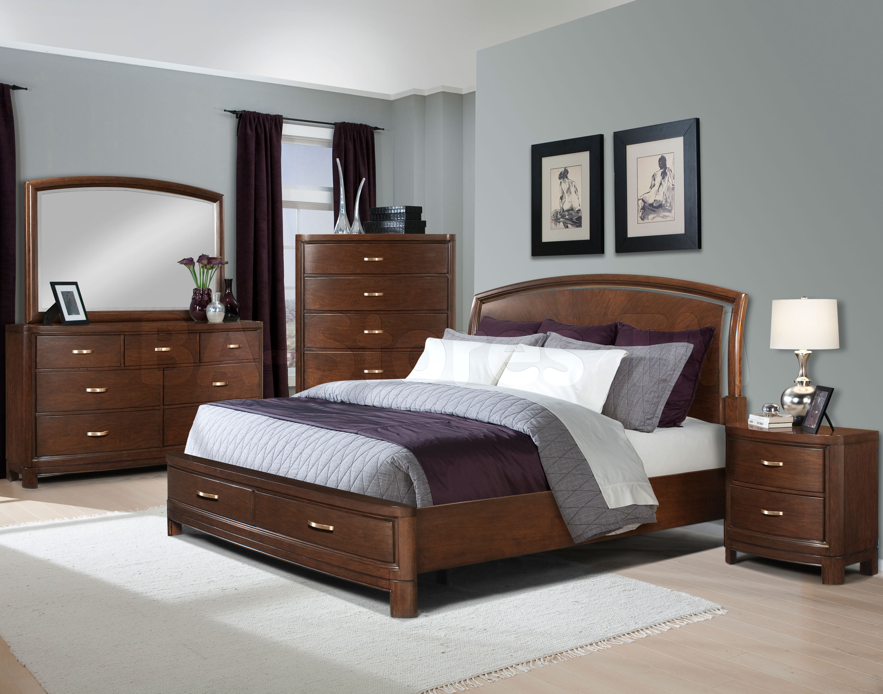Bedroom designs with brown furniture | Hawk Haven