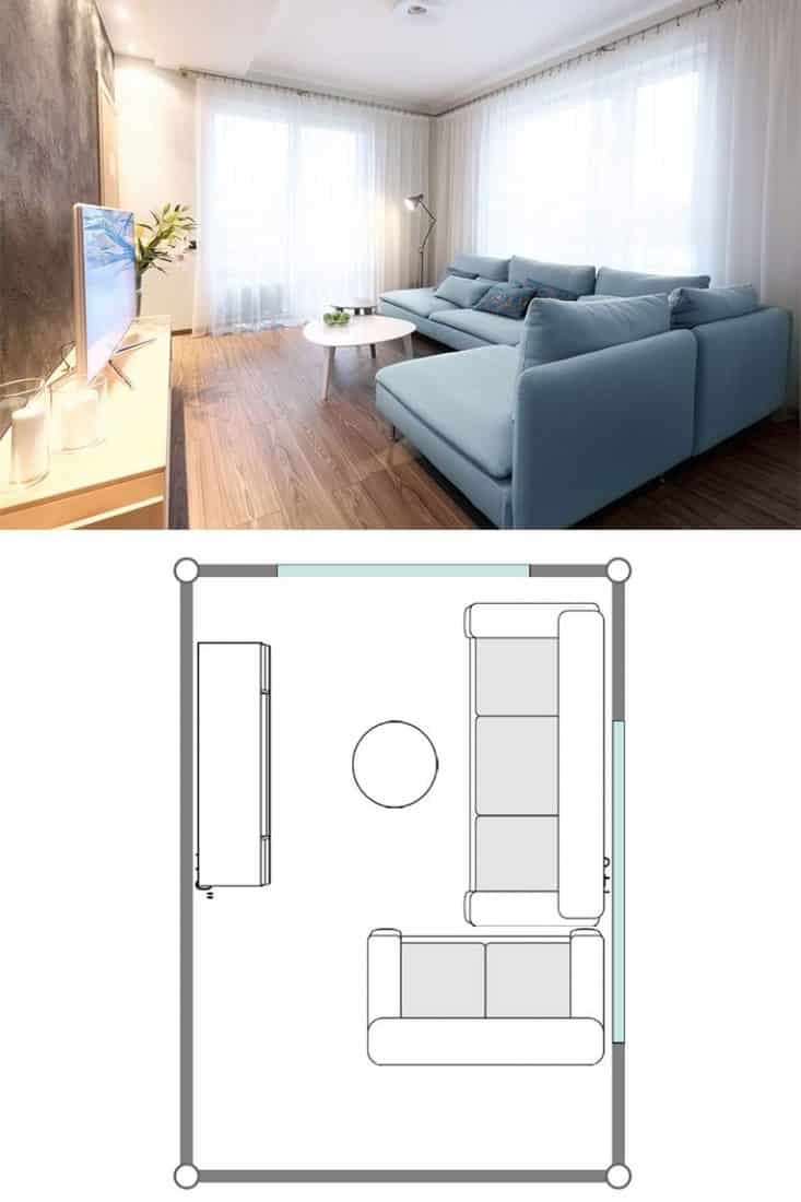 9 Small Living Room Layouts With TV