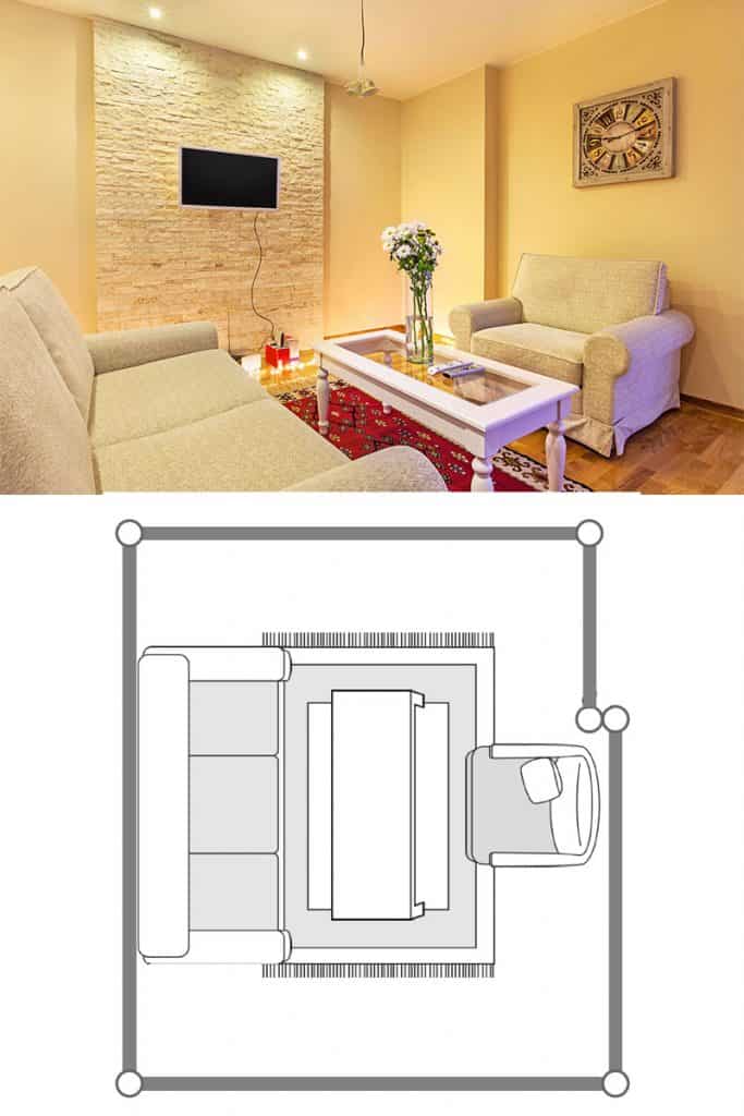 9 Small Living Room Layouts With TV - Marmads