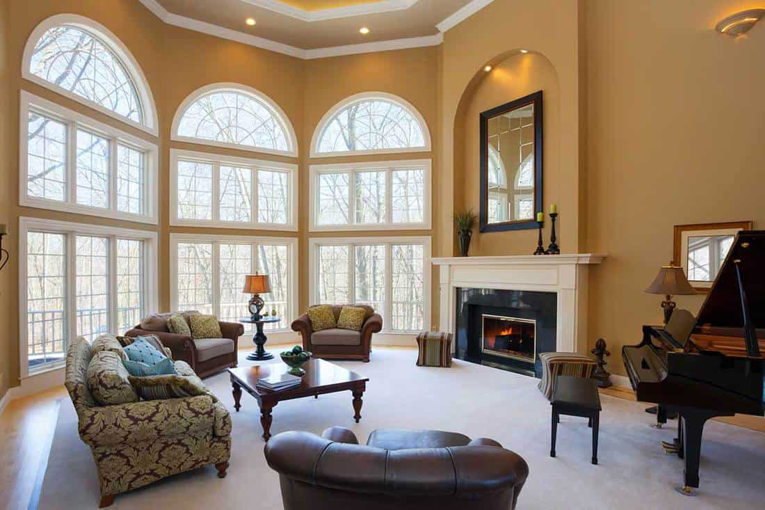 15 Awesome High Ceiling Living Room Ideas