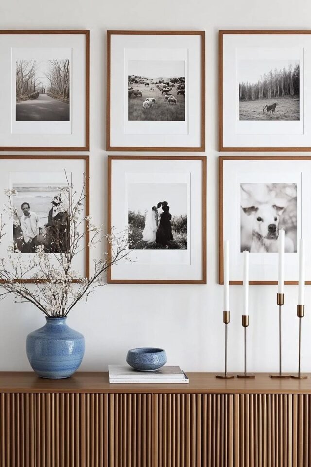 100+ Inspiring Gallery Wall Ideas to Make Your Living Room Pop - H.M.G