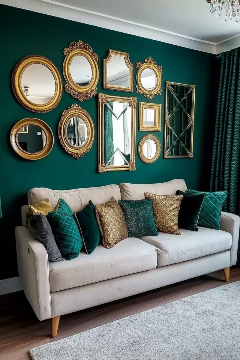 100+ Inspiring Gallery Wall Ideas to Make Your Living Room Pop - H.M.G