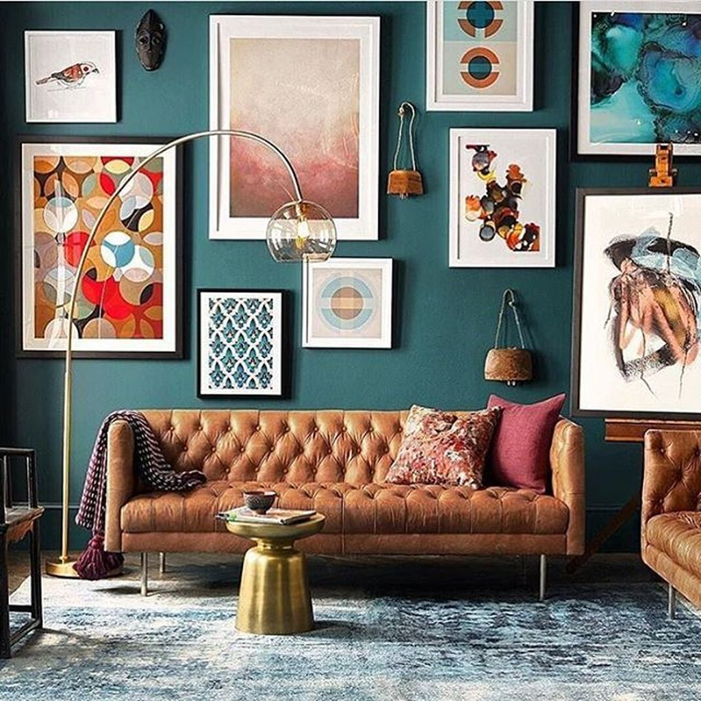 49 Brilliant Living Room Wall Gallery Design Ideas – HOMYSTYLE