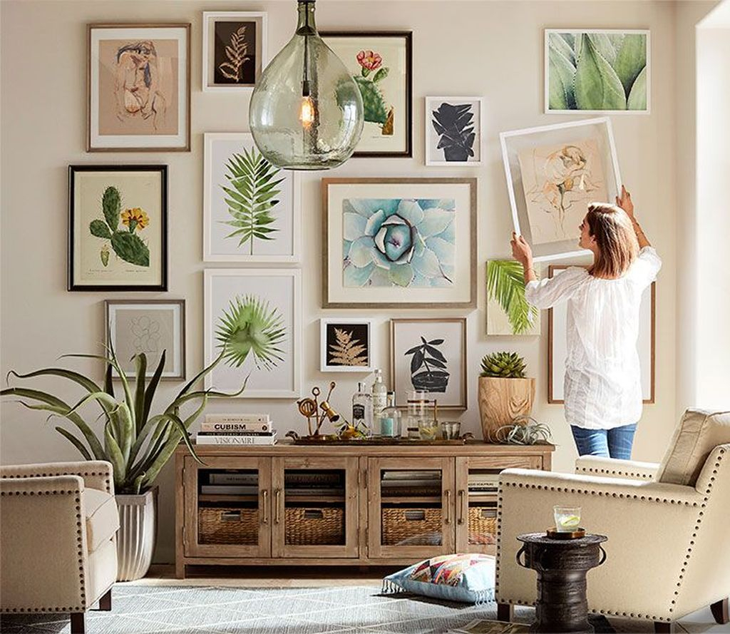 49 Brilliant Living Room Wall Gallery Design Ideas – HOMYSTYLE