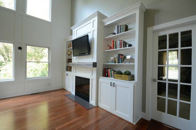 20 Living Spaces With Built-In Shelves