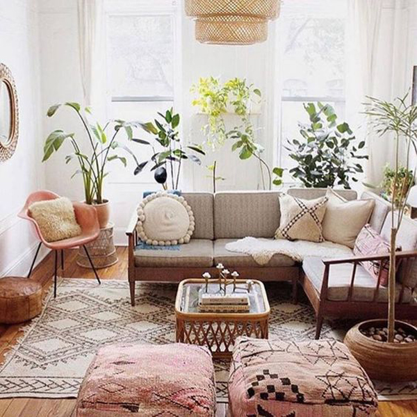 Boho Chic Living Room Design Ideas | Baci Living Room