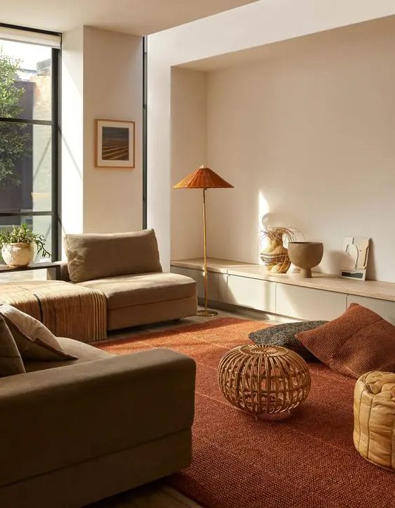 54 Modern Earthy Living Room Decor Ideas - DigsDigs