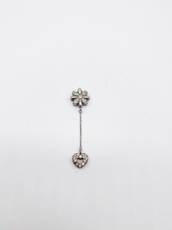 Vintage blumen anhanger aus - Gem