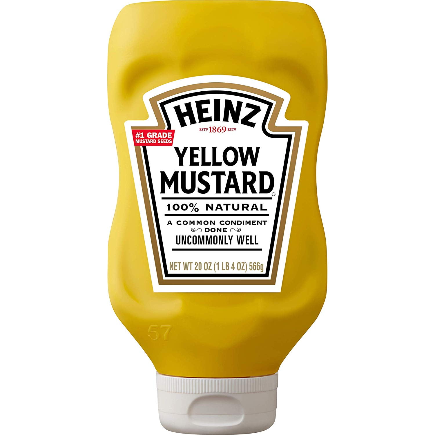 Heinz Yellow Mustard , 20 oz Bottles (Pack of 12) - Walmart.com
