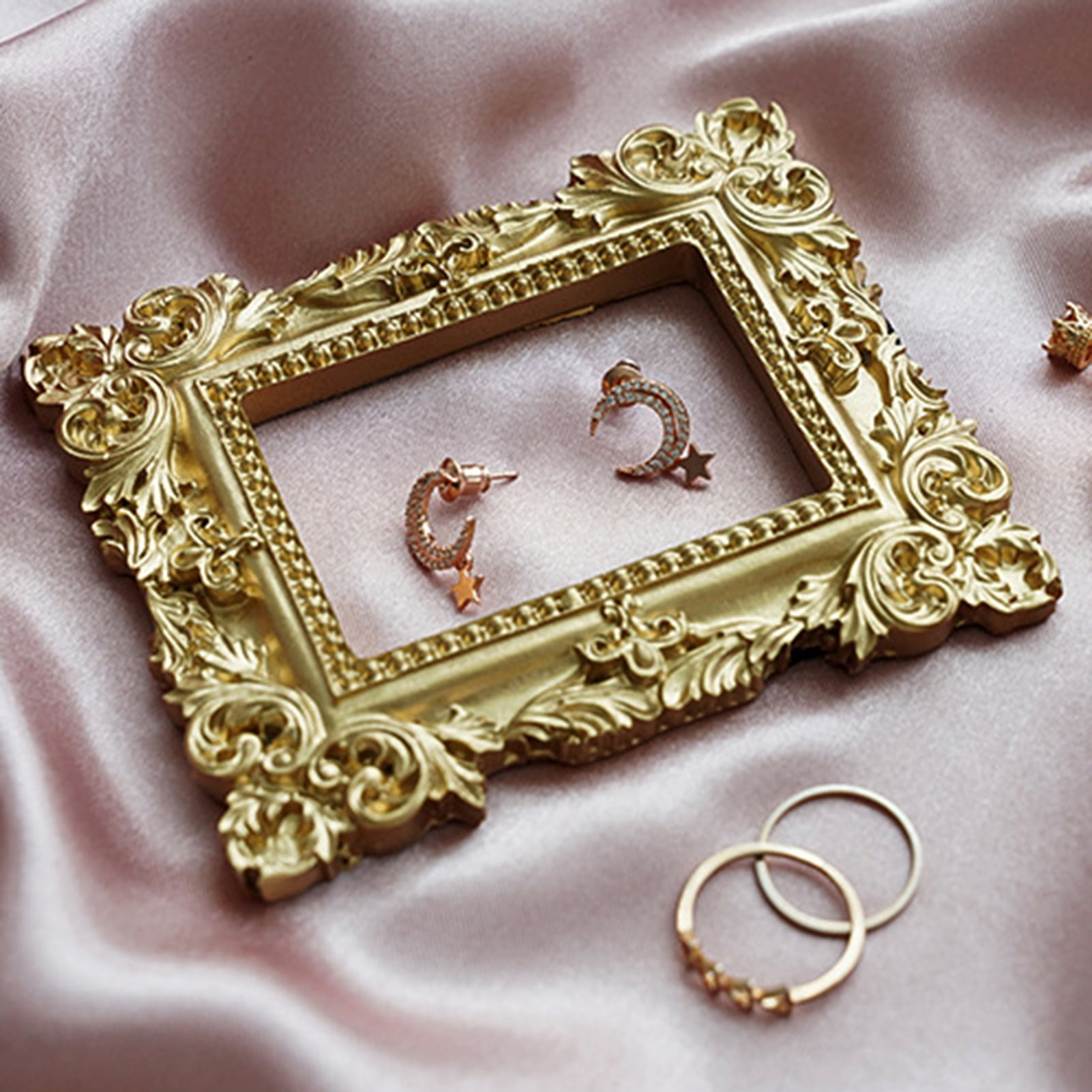Travelwant Vintage Picture Frame Antique Photo Frame Resin Golden ...