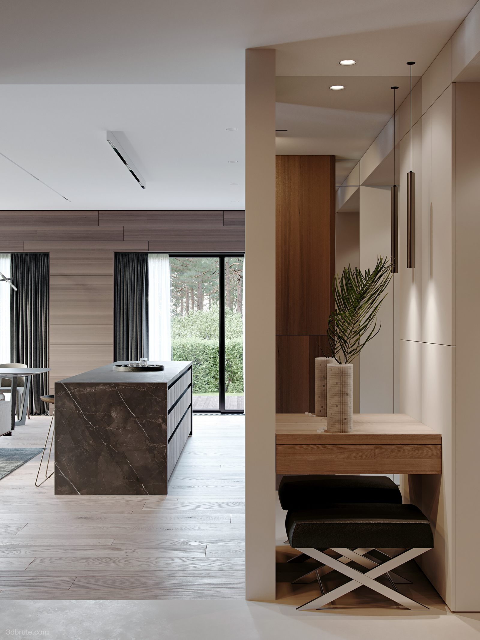 2 foreign modern style mansion design-very simple luxury idea 3dbrute