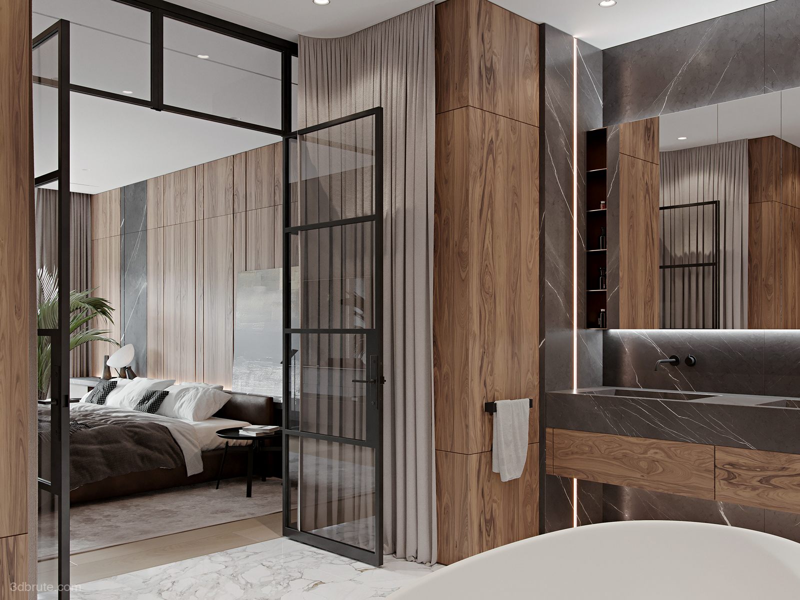 2 foreign modern style mansion design-very simple luxury idea 3dbrute