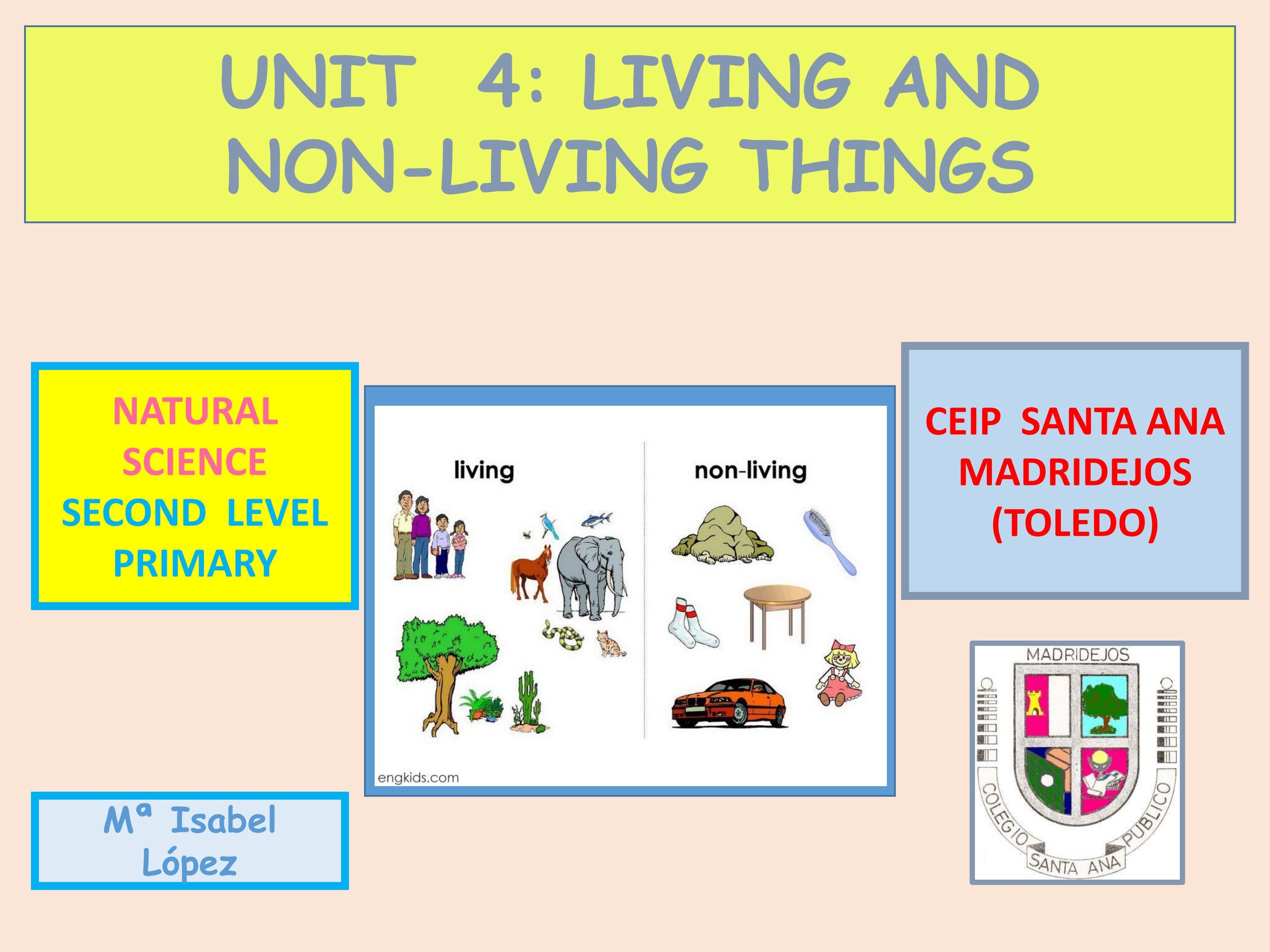 LIVING AND NON-LIVING THINGS by ILopezD - Issuu