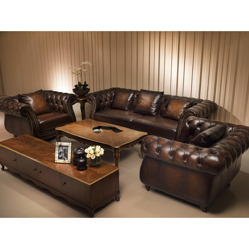 China Stylish Classic Leather Sofa (A3) Photos & Pictures - Made-in ...