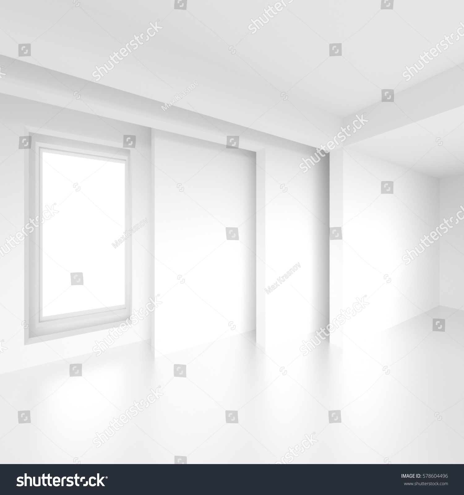 3d Illustration Architecture Background Creative Modern Stock ...