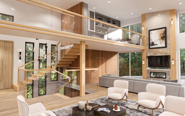 22 Stunning Living Room Ceiling Lighting Ideas | Lightopia