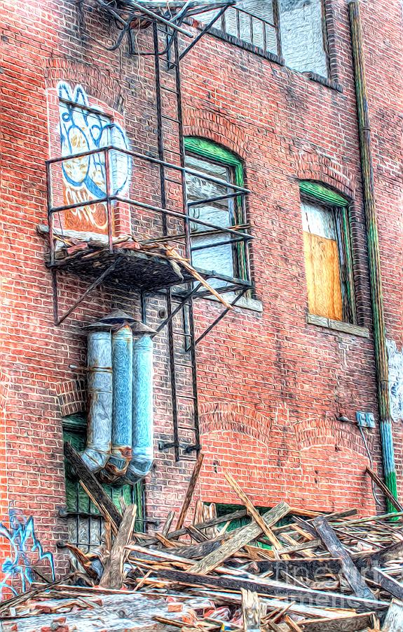 Architecture - Urban Grunge Photograph by L Wright - Fine Art America