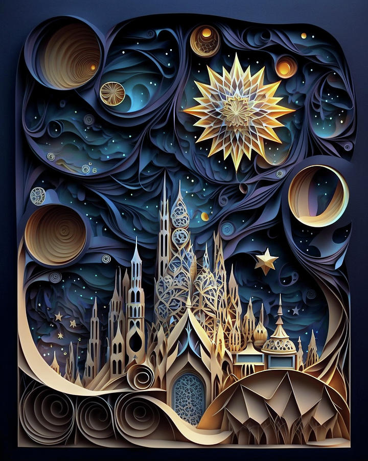 Intergalactic City Digital Art by Chaos Monastery - Fine Art America