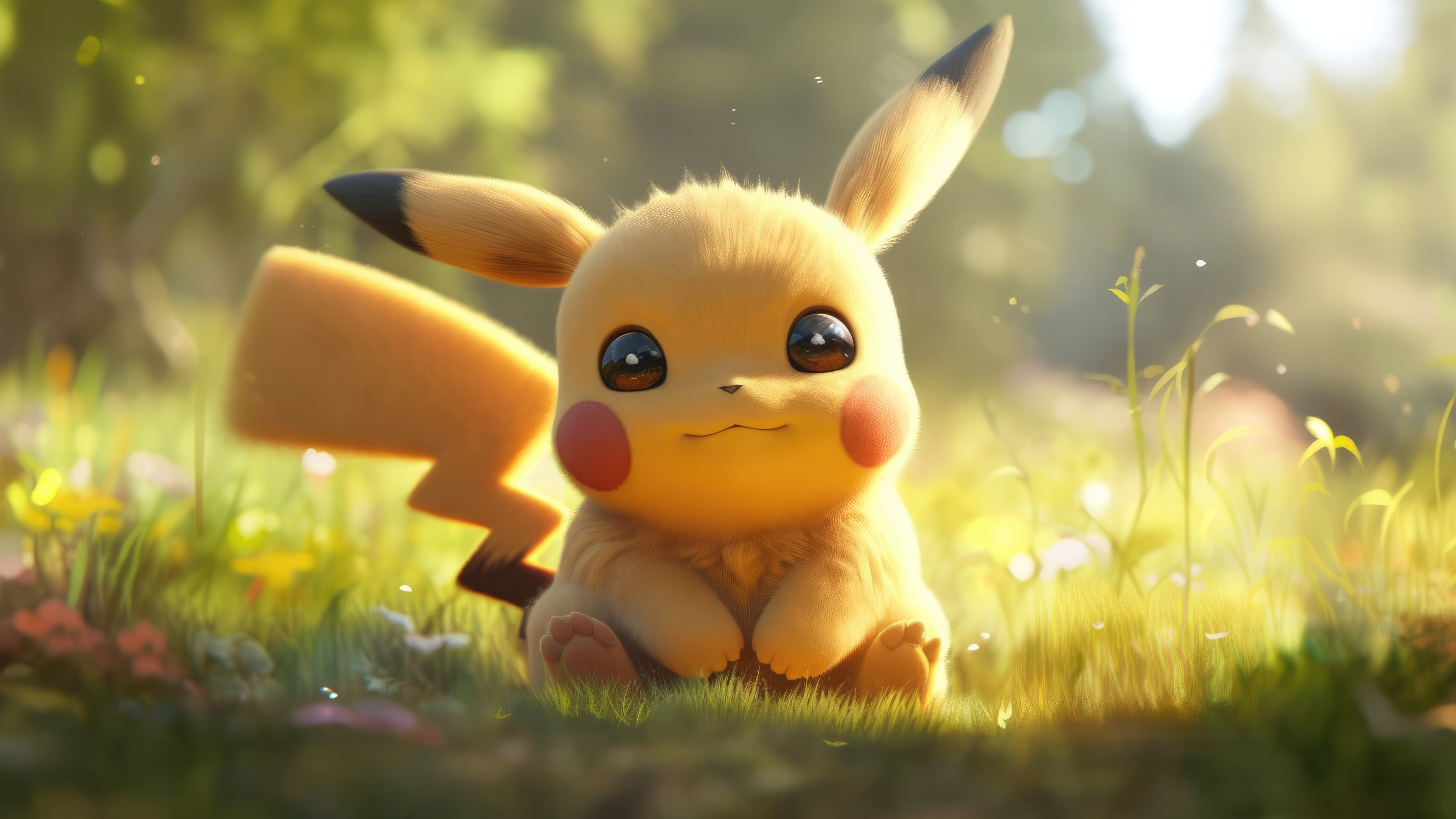 3840x2160 Cute Pikachu 4K ,HD 4k Wallpapers,Images,Backgrounds,Photos ...