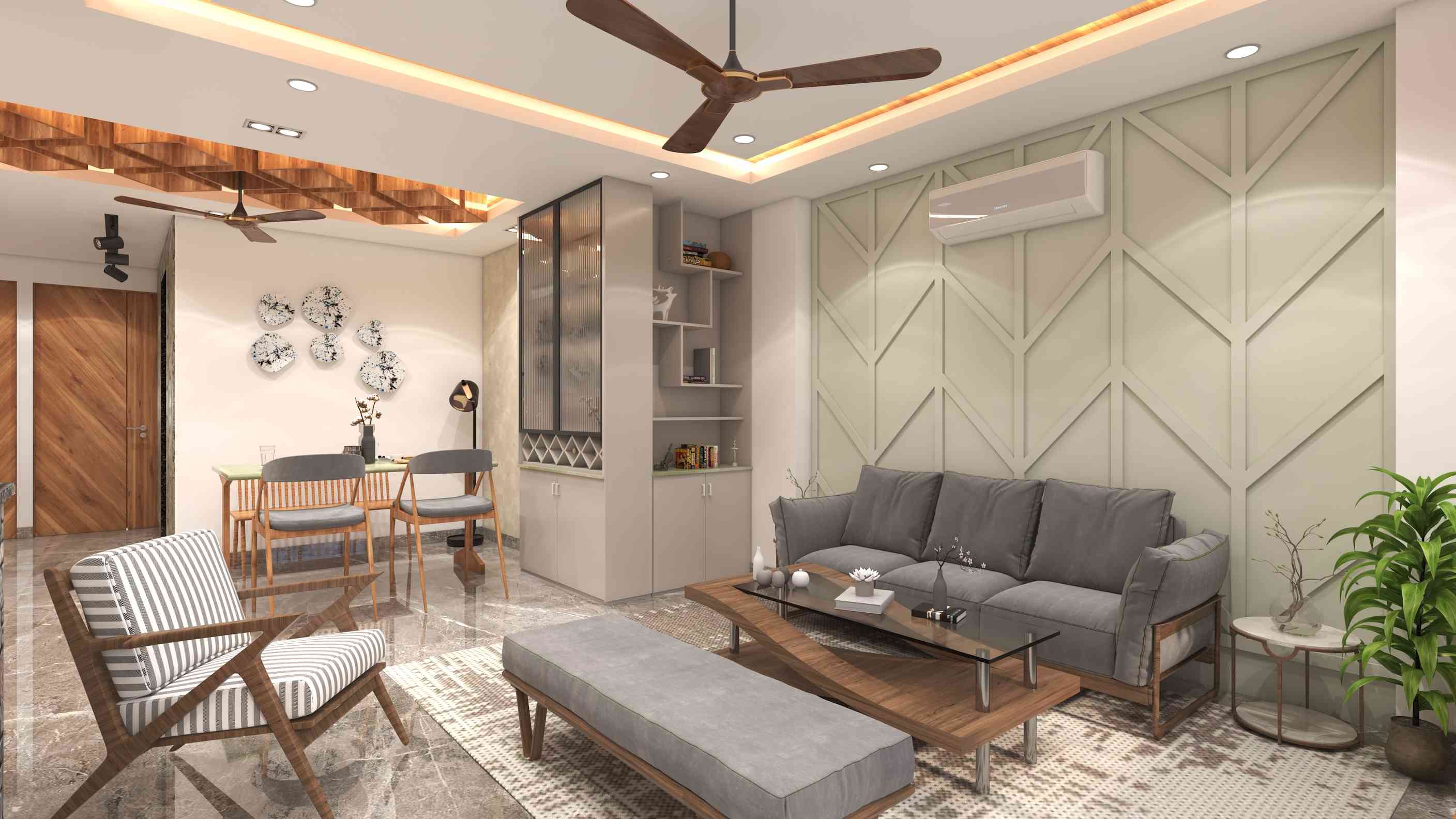 Modern Living Room Design With A Neutral Colour Palette by Studio20 ...