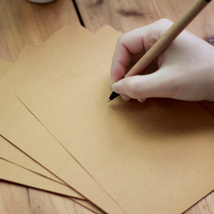 48 Vellen Kraft Bruin Brief Papier Envelop Vintage... – Vicedeal