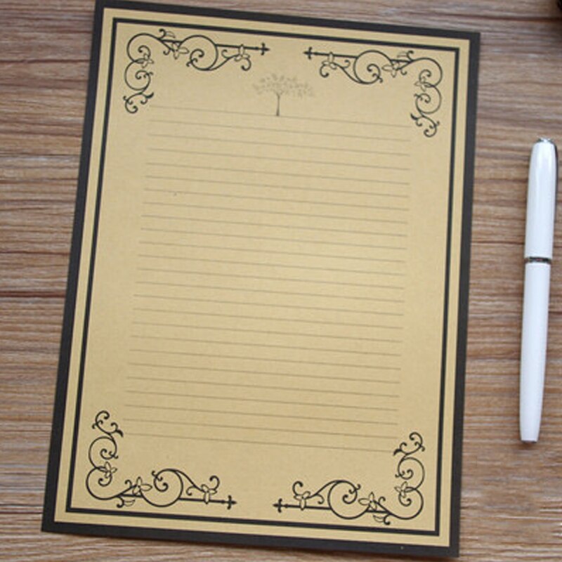 8 Vellen/Set Europese Vintage Stijl Schrijven Papi... – Grandado