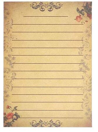 8 Vellen Briefpapier Mode Brief Schrijven Briefpap... – Grandado