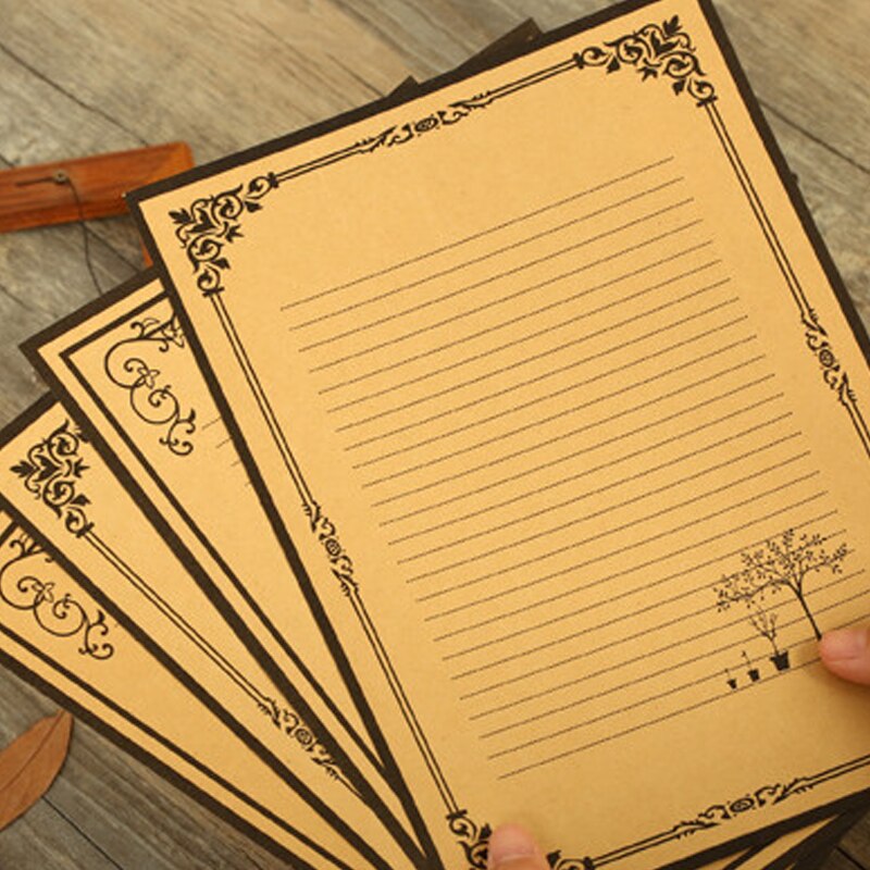 8 Vellen/Set Europese Vintage Stijl Schrijven Papi... – Grandado