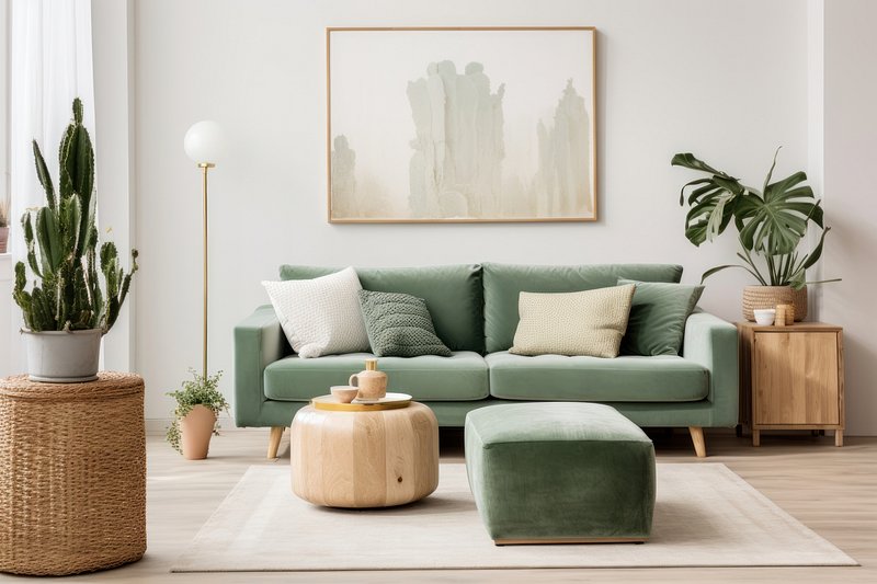 Stylish scandinavian interior living room | Premium Photo - rawpixel