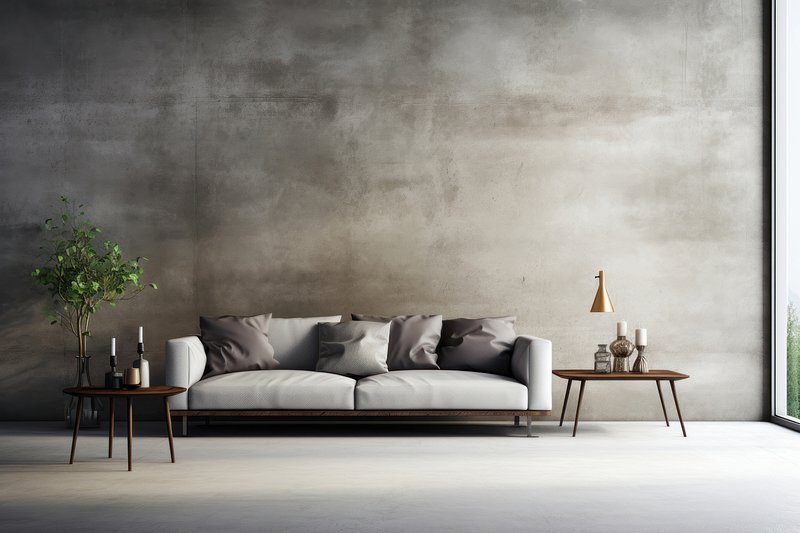 Modern living room wall architecture | Premium Photo - rawpixel