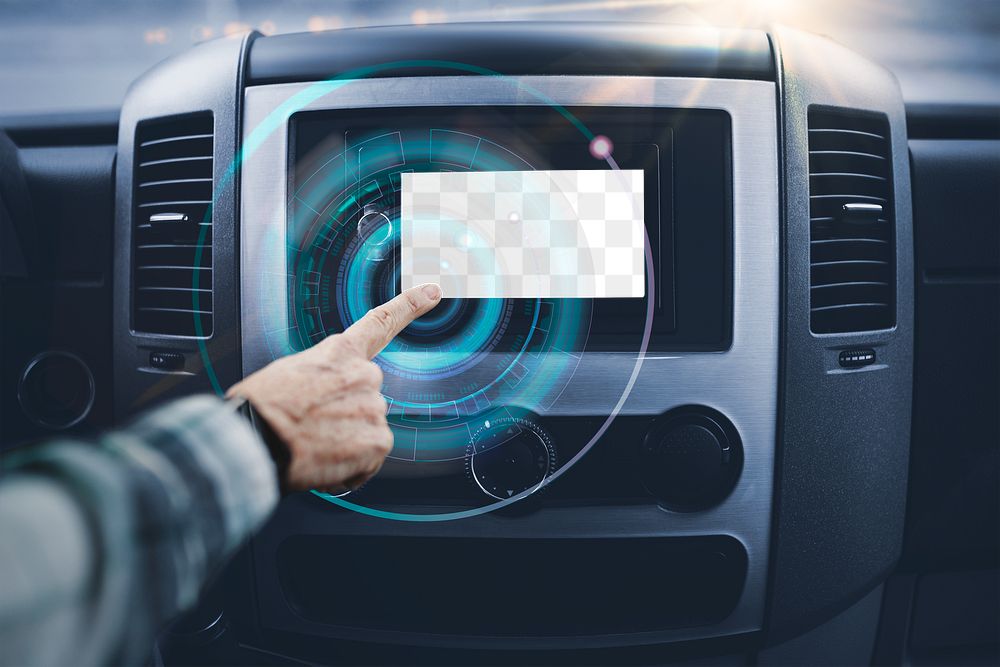 Png smart car screen mockup | Free PNG - rawpixel