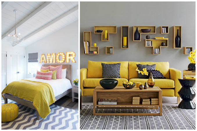 Grey And Mustard Living Room Ideas | Baci Living Room