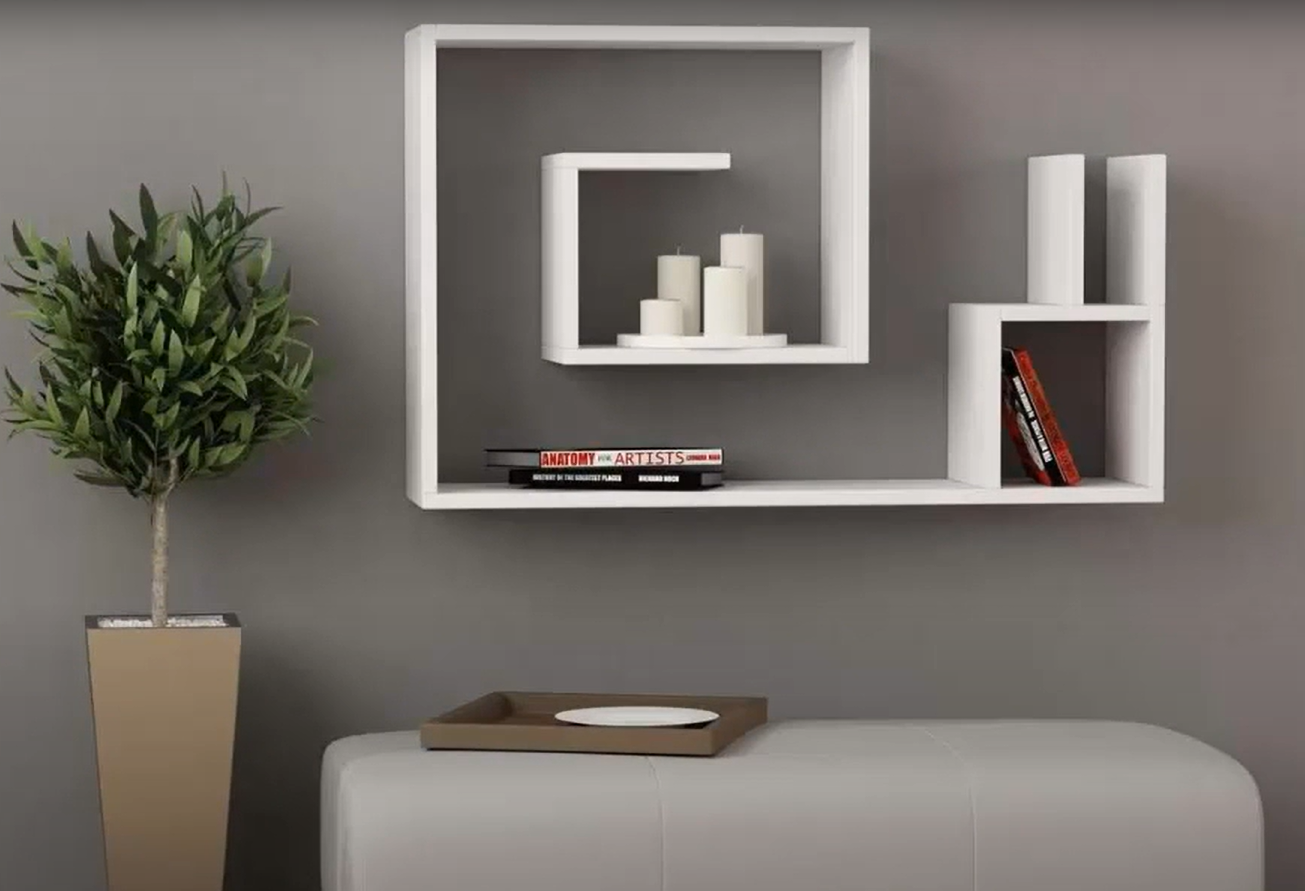 13 Best Ways to Decorate Living Room Floating Shelves