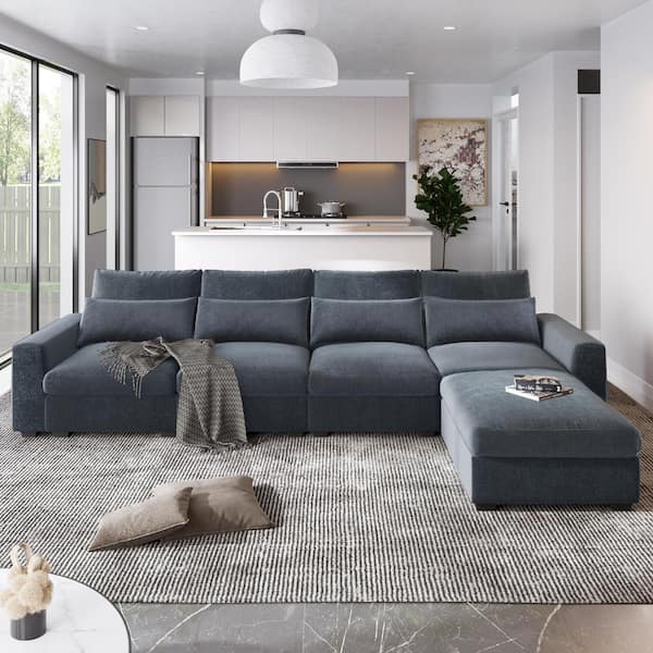 Modern Living Room With Sectional Sofa | Baci Living Room