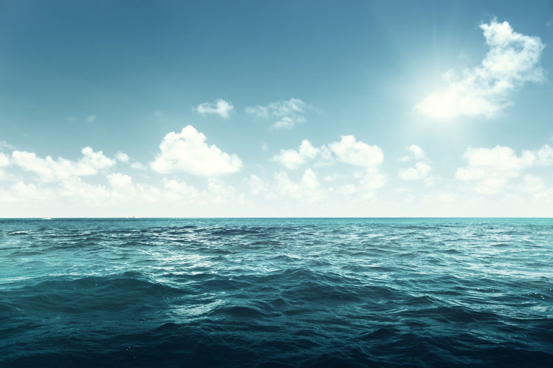 Download Horizon Cloud Sky Nature Ocean 4k Ultra HD Wallpaper
