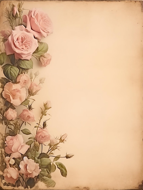 Vintage Blumenpapier Bilder - Kostenloser Download auf Freepik