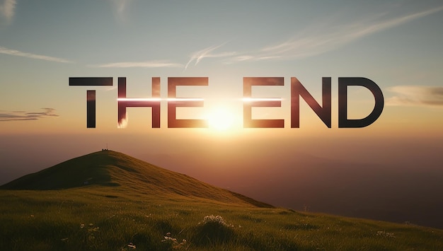 The End cinematic | Premium AI-generated image