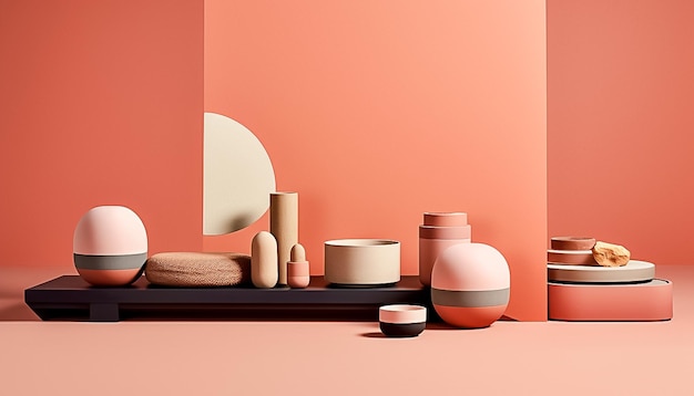 Premium AI Image | Harmonious Living Space Minimalist Interior for ...