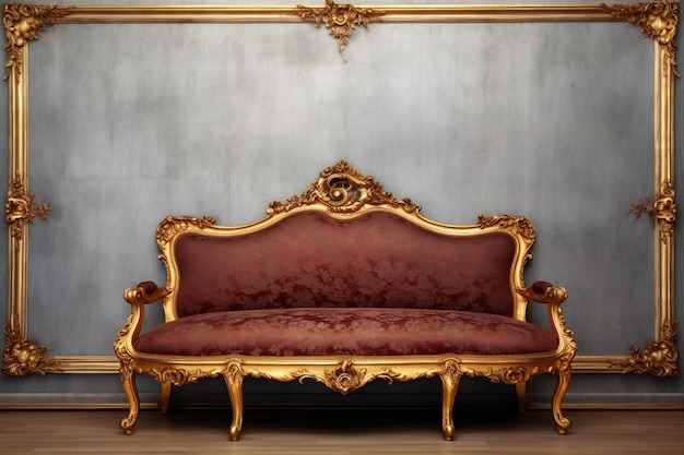 Premium Photo | Luxury antique sofa in the interior of the room