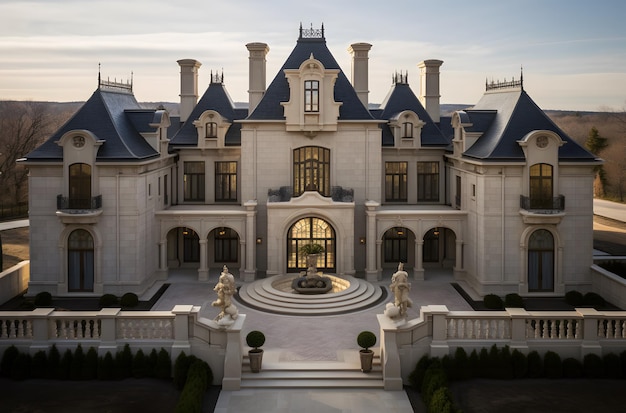 Premium Photo | Luxury estate luxury home villa design manor luxury ...