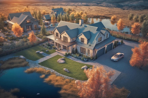 Premium Photo | Luxury real estate photography