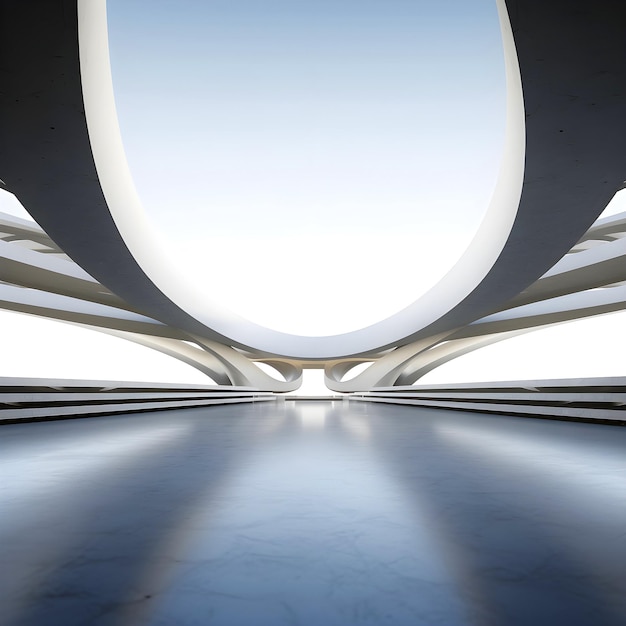 Premium AI Image | minimal modern architecture building abstract modern ...
