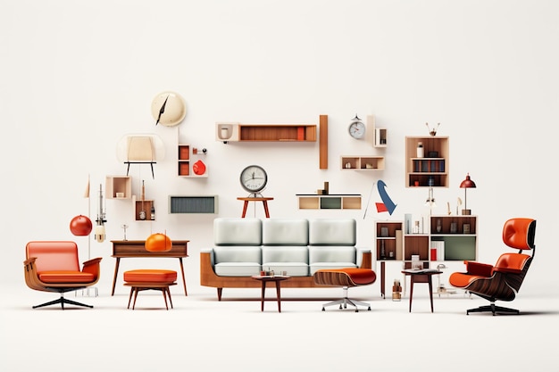 Premium Photo | Modern living room interior design
