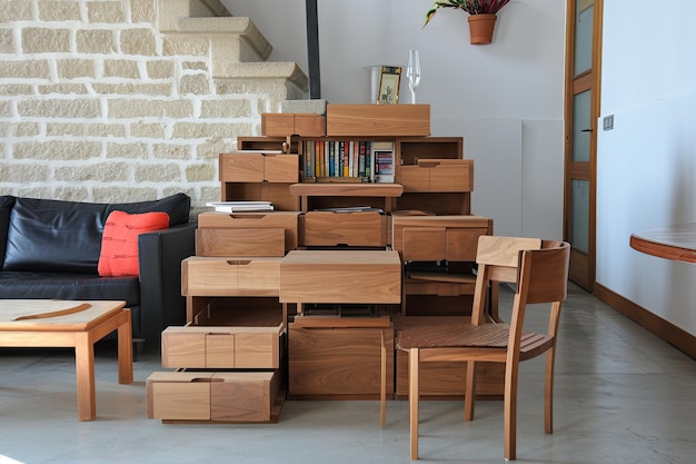 Premium Photo | Multifunctional Furniture The Ultimate SpaceSaving ...
