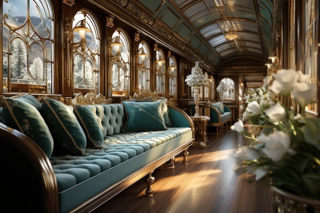Premium AI Image | old style Classic interior design Luxurious interior ...