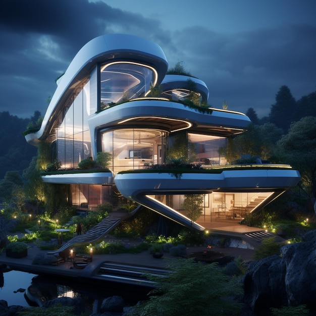 Premium AI Image | Photo luxury house in real estate sale or property ...