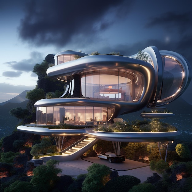 Premium AI Image | Photo luxury house in real estate sale or property ...