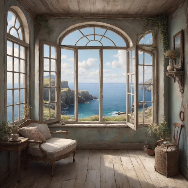 Premium Photo | Vintage room